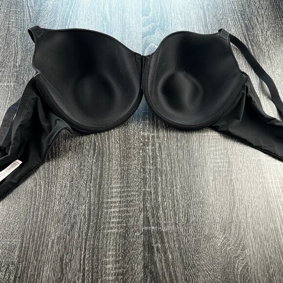 Victoria’s Secret Perfect Coverage Bra 42DD E95 Black Underwire Everyday - Picture 2 of 5